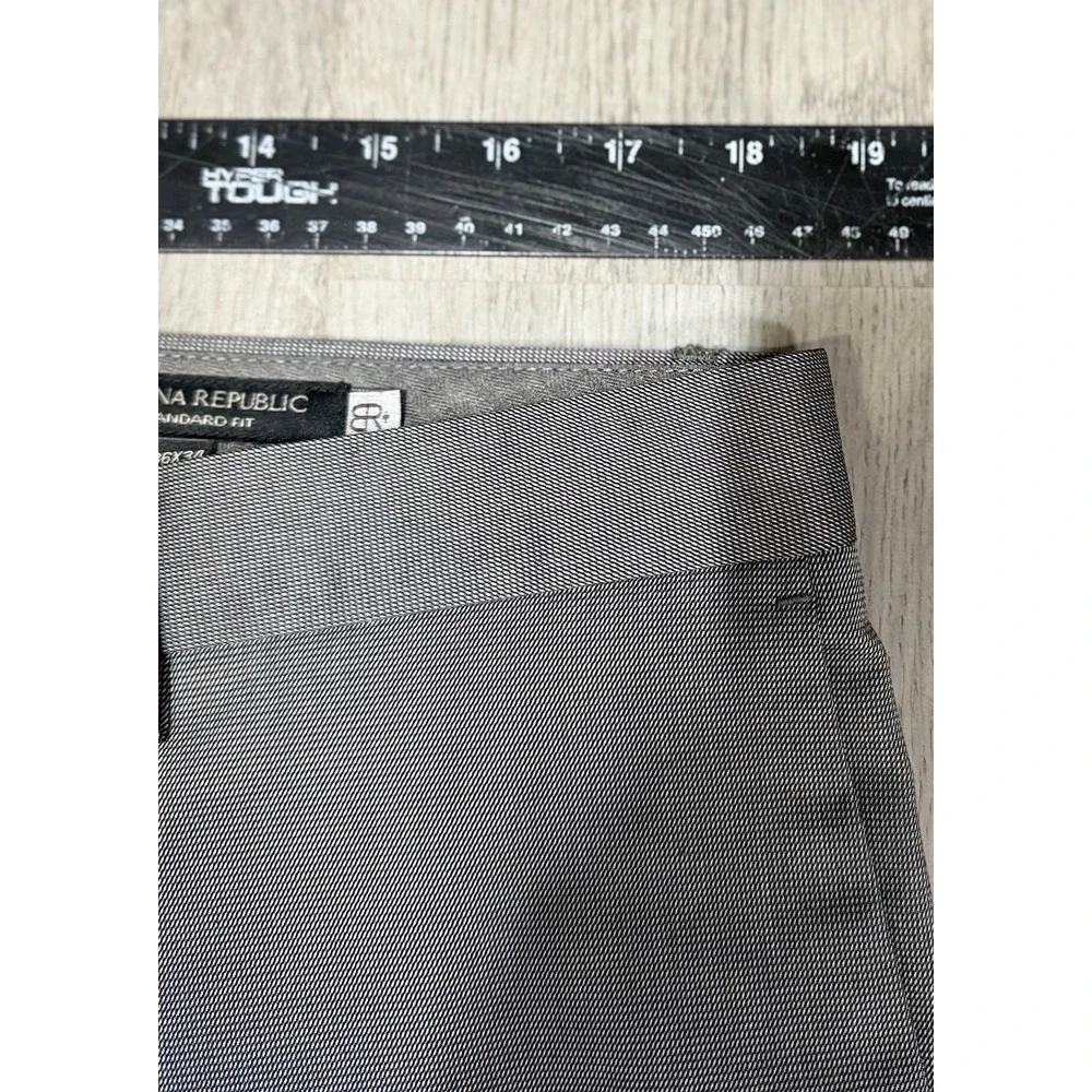 Banana Republic Standard Fit Dress Pants Men's 36x34 Herringbone Straight NWT
